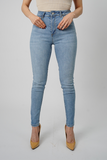 Highrise Light Blue Body Shaping Skinny Jeans