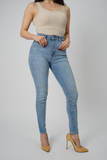 Highrise Light Blue Body Shaping Skinny Jeans