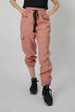 Dusty Pink Tassle Cargo Pants