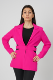 Pink Dekolte Coat