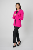 Pink Dekolte Coat