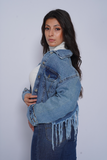 Fringe Denim Jacket