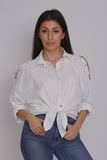 Adjustable Buttoned Cotton Top